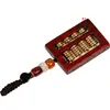 Chaveiro Pingente de Abacus de Jacarandá Yiming Xianyuan Pingente Unissex Corrente Ornamento Vintage Presente