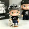 Destino de Ensueño de la Muñeca Móvil Zsiga Ropa para Muñeca BJD Conjunto de Pantalones Hip-Hop Gris y Negro y Cimitarra para Hermana Gazi