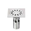 Fabricantes de baños lavadora de doble propósito ordinaria desagüe de piso de acero inoxidable baño de balcón 3.5 pulgadas agua profunda