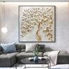 Pintura Pendurada Árvore da Fortuna Hall de Entrada Luxo Leve para Atrair Riqueza, Pintura Decorativa Sala de Estar, Pintura Combinada de Parede Quarto Sala de Jantar, Mural Árvore da Vida