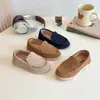 Tenis Retro de Estilo Británico para Niños Casuales Slip-On Zapatos Beanie para Niños Primavera y Otoño Nuevo Zapatos para Niños Pequeños y Medianos al Por Mayor