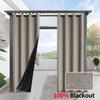 Cortinas Impermeables Pongee Transfronterizas Nuevas Balcón Exterior Cortinas Blackout Totales Impermeables Shein Venta Caliente Dropshipping