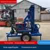 Equipamento de perfuração diesel doméstico do poço de água 150 medidores equipamento de perfuração hidráulico de 22 cavalos-força equipamento de perfuração do poço do esboço da terra