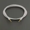 Cable de Audio Estéreo de Alta Calidad 2.5 Macho a Macho Tres Secciones Chapado en Oro 1m Fábrica de Calidad