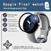Aplicável ao Google Pixel watch película protetora de relógio tela inteira composto dobra a quente anti-luz azul TPU gel filme pino de fábrica