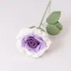 Produto Acabado: Rosa Tailandesa Tricotada à Mão Crochê Lã Flor Artificial Flor Imortal Dia dos Namorados Chinês