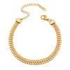 Pulsera de Acero de Titanio Spot para Mujer Venta Caliente Transfronteriza Simple de Gama Alta No se Desvanece Acero de Titanio Amor Cadena Hecha a Mano Fabricante al por Mayor