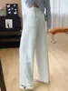 Essencial no guarda-roupa! Calça de moletom slim fit com listra lateral, perna reta solta, bom caimento, calça casual de perna larga para mulheres, calça de outono
