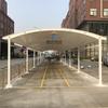 Fabricantes de Guangdong especializados en la producción de marquesina de estructura de membrana para estacionamientos al aire libre, proyecto de cobertizo grande de estructura de membrana de acero