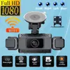 4 Gravações 4 Lentes Interconexão Wifi por Celular HD 1080P Visão Noturna Infravermelha Tela Grande de 3 Polegadas Imagem de Ré Modelo Transfronteiriço