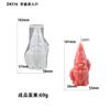 Triunfante pegamento diy goteando molde santa claus 3d estéreo vela molde de silicona yeso adornos muñeca