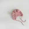Chapéu de Tricô com Orelhas de Urso para Bebê, Outono e Inverno, Quente e Fashion, Puxador de Lã de Inverno, Para Meninos e Meninas
