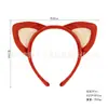 Diadema de Felpa Serie Ah Li Linda Transfronteriza Diadema de Dibujos Animados Adorno para la Cabeza Antideslizante para Mujeres para Lavarse la Cara y Tomarse Fotos en Parques de Diversiones