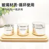 Botella de Crema con Tapa de Rosca Plateada Galvanizada, Botella de Vidrio Sellada para Crema Facial, Botella de Muestra para Crema de Ojos, Envase Cosmético con Logo Personalizable