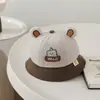 Bonito sombrero de pescador nuevo de otoño para bebés de 2 años, sombrero para proteger del sol y a prueba de viento, sombrero infantil estilo coreano ins, sombrero tipo cubo transfronterizo