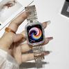 Adequado para Apple 678910 Conjunto de Capa com Pulseira Escada a Laser iWatch Colorido Brilhante Pulseira Capa Protetora