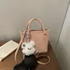 Bolso tipo cubo retro minimalista nuevo, bolso casual de moda, bolso de hombro y bandolera para mujer con textura, novedad primavera 2026