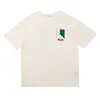 Colección de Camisetas de Manga Corta RHUDE Versión Alta Transfronteriza Vintage Americano Marlboro Streetwear Casual Holgadas para Pareja Cuello Redondo