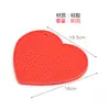 Tapete de Silicona con Forma de Corazón y Panal de Abeja, Tapete de Comida de Grado Alimenticio, Tapete Aislante para Cocina del Hogar, Tapete Anti-Quemaduras para Cazuelas, Tapete para Horno de Microondas