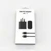 Carregador padrão europeu de 45W, compatível com telefones Samsung S24; Carregador de celular rápido 45W padrão EUA e Reino Unido
