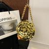 Bolso de acrílico con flores personalizado para mujer, novedad de 2025, de comercio exterior, con cadena personalizada, bandolera de hombro.
