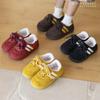 Novas Pantufas de Algodão com Solado Grosso Femininas Outono e Inverno para Casa e Uso Externo Quentes Antiderrapantes com Calcanhar Fechado Algodão Aveludado Venda por Atacado