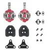Pedal autoblocante para bicicleta de montaña pedal aleación de aluminio adecuado para accesorios del sistema de calas Himano SPD