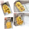 Pegatinas Doradas para Parte Trasera de Teléfono Tarjetas de Lámina de Oro Puro 999 Mercancía de Celebridades Empresa Fábrica de Personalización DIY Venta al por Mayor