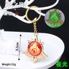 El Ganador de la Luna, el Estilo Rock No Principalmente, el Colgante Llavero Pequeño de Metal Luminoso 6cm, el Ojo del Ojo de Dios