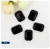 Strass Retangular Octogonal com Fundo Pontiagudo 10*14/18*25mm Super Brilhante Banhado a Prata Acessórios para Brincos DIY