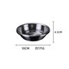 Plato de acero inoxidable 304 para cocina, hogar, engrosado y profundo, plato de cena redondo con plato, plato de fruta, juego de varias piezas, venta al por mayor