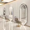 Estación de espejo para salón de peluquería, moderna, adelgazante, embellecedora, pantalla táctil LED de pared, especializada para salones de peluquería