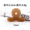 Pinza para el Cabello de Acetato Estilo Coreano para Mujer, Pinza de Garra Pequeña Linda Teñida con Tinta para la Parte Posterior de la Cabeza, Semirecogido, Accesorio de Cabello de Alta Gama