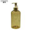 Botella de Loción con Bomba Galvanizada 250 ml-500 ml Marrón Botella Vacía para Champú y Gel de Ducha Aceite Desmaquillante Botella para Aceite de Ducha