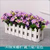Adornos de Maceta de Flores Artificiales, Macetas de Valla, Juegos de Flores Artificiales, Decoraciones Festivas para Sala de Estar, Decoraciones de Interior, Arte Floral de Plástico