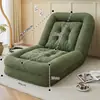 Sillón de puf, caseta para perro tipo humano, sofá de dormitorio, sillón de puf individual o doble, sofá cama plegable