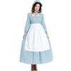Roupas de Cosplay de Halloween Roupas de Mestre de Fazenda Europeia e Americana Vestido Floral Pastoral Roupas de Pioneiro Fantasia de Empregada