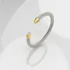 Joyas David Day Pulsera de Acero Inoxidable Transfronteriza Modelo Nuevo Pulsera de Cable de Acero Cepillado Cuerda de Alambre de Acero Exclusivamente para Ventas Transfronterizas