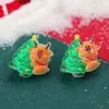 Serie Navideña Adornos para Uñas Papá Noel Muñeco de Nieve Reno Árbol de Navidad Caja de Regalo Armadura para Árbol Funda para Teléfono Móvil Adornos