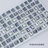 Dongzhou Crystal 8*6mm Pequeños Diamantes de Imitación para Uñas Hielo Azucarado Súper Brillantes Diamantes de Imitación de Vidrio K9 Decoraciones de Uñas Coloridas Diamantes de Imitación con Punta Inferior Venta al por Mayor