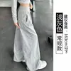 Nueva colección de otoño: Pantalones casuales de pierna recta para mujer, longitud extendida, efecto adelgazante, cintura alta, pierna ancha, corte holgado y con buena caída, perfectos para otoño