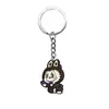 Colgante Lindo de Mochila Escolar Transfronterizo Adorno Llavero DIY Regalo Pequeño Dibujo Animado PVC Labubu Llavero