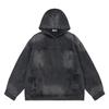 Ins Street lavado retro mismo estilo de Jay Chou Suéter de mezclilla con capucha para hombre y mujer, diseño de nicho holgado, chaqueta