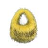 Nuevo bolso de mano de felpa para mujer imitación pelo de mapache moda chaleco bolso de mano chica popular estilo dulce fresco europeo y americano y2k