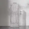 Estilo Nórdico Ins Celebridad de Internet Florero Congelado Glaciar Transparente Arreglo Floral Rosa Flores Frescas Sala de Estar Adorno de Vidrio Hecho a Mano