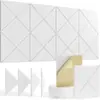 Paneles absorbentes de sonido de fibra de poliéster para salas de conferencias, oficinas y teatros, paneles insonorizantes, decoración de paredes, pegatinas de pared, reducción de ruido sin perforación