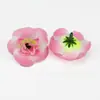 Nueva Flor Artificial de Seda de Capullo de Rosa Pequeña de 4 cm Flor Hecha a Mano Material Accesorio para el Cabello Flor para Arreglo de Pared de Fondo de Boda