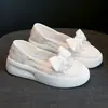 Zapatos de verano para mujer con estampado integral, mocasines slip-on ligeros y versátiles, zapatos de mujer de talla grande con suela plana, sandalias de pescador transpirables