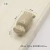 Manijas de Puerta de Gabinete de Cerámica Coloridas, Manijas Simples de Agujero Único con Forma de Caramelo para Gabinete, Armario, Cajón, Manijas de Tapa de Botella