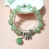 Pulsera de Ojo de Gato Mariposa Blanca/Azul/Morada/Verde/Rosa para Mujer Moda Elegante Más Fácil de Combinar Pulsera de Temperamento Transmisión en Vivo Nuevo Estilo Caliente